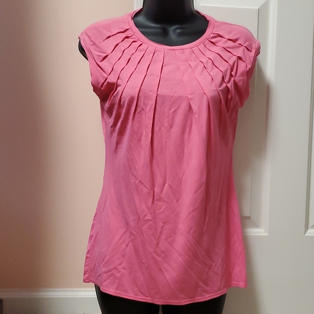 New York & Company Cap Sleeved Top